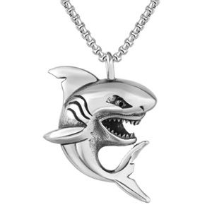 Stainless Steel Shark Necklace